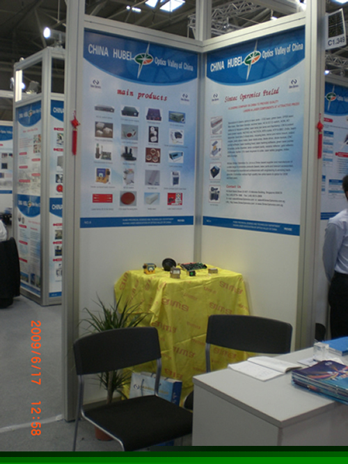 我司参加2009德国慕尼黑激光展