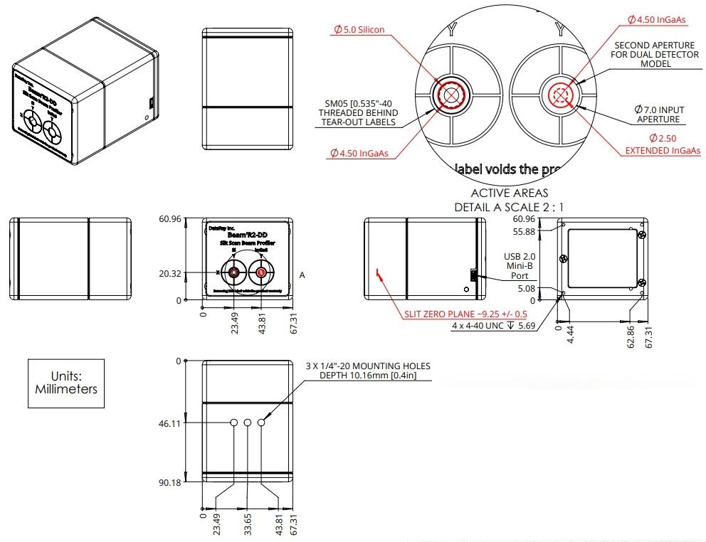 多平面狭缝扫描光束分析仪BeamMap2 Collimate