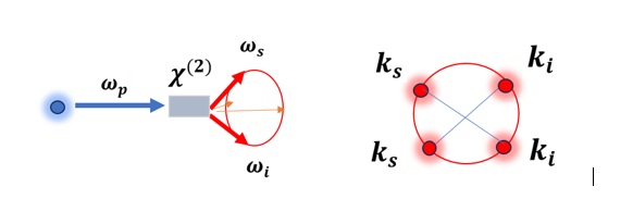 量子关联光子(光子对)