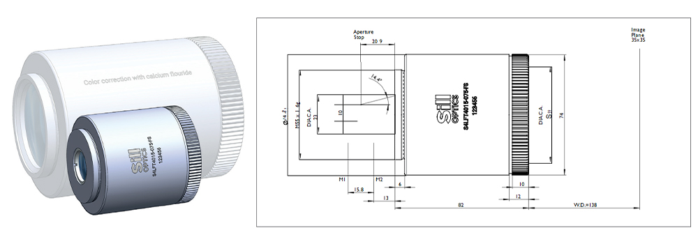 色彩扫描透镜 消色差扫描透镜