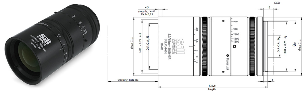 RGB NIR镜头 RGB NIR 镜头